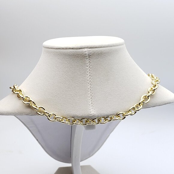 Authentic Louis Vuitton Gold Padlock w/unbranded 16k Gold Plated Stainless Steel - Picture 8 of 16